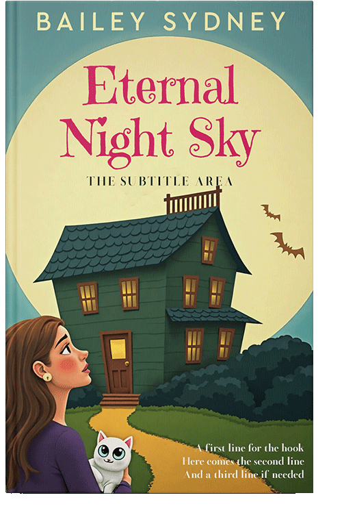 Front view of Premade Fantasy Book Cover - Chalky