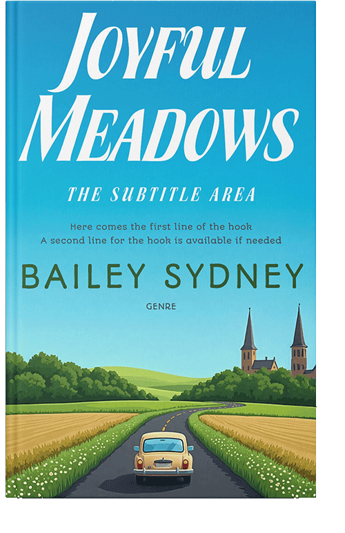 Front view of Premade Action & Adventure Book Cover - Scooter