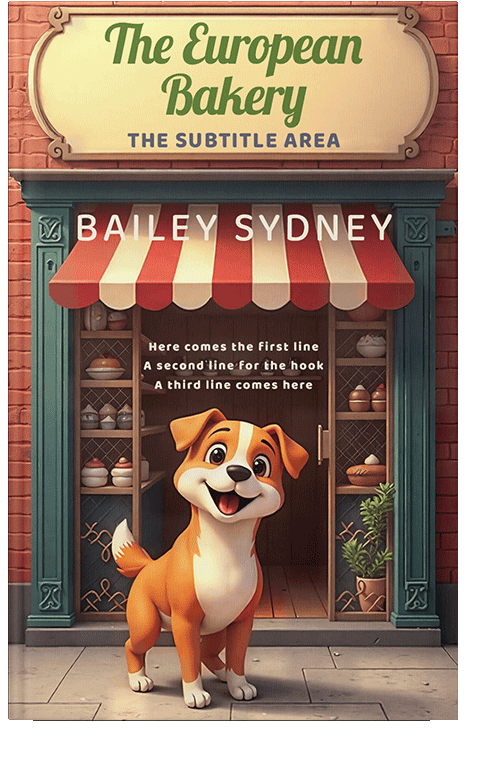 Front view of Premade Children's Book Cover - Spicy Mix