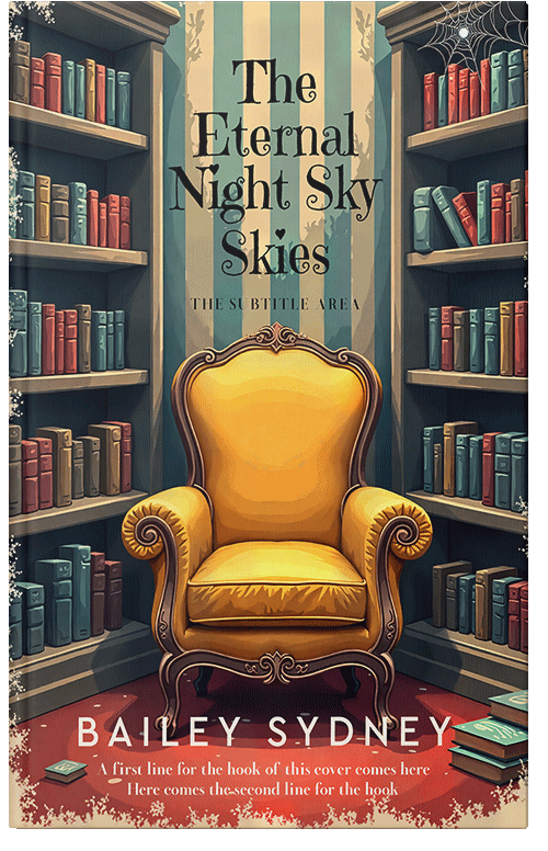 Front view of Premade Literary Fiction Book Cover - Shark