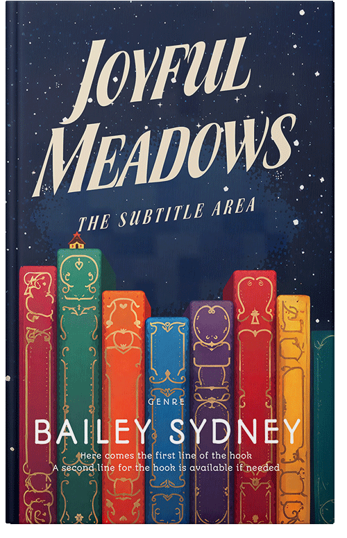 Front view of Premade Fantasy Book Cover - Cloud Burst