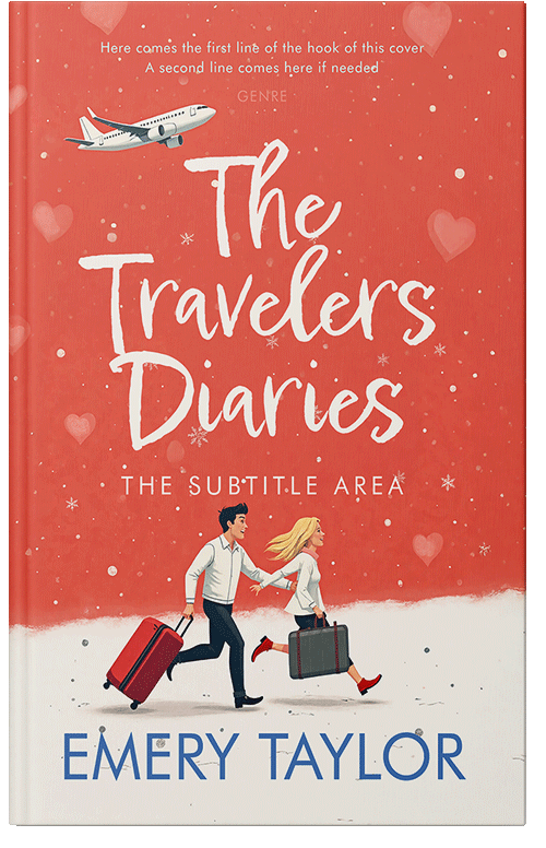 Front view of Premade Romance Book Cover - Cinnabar