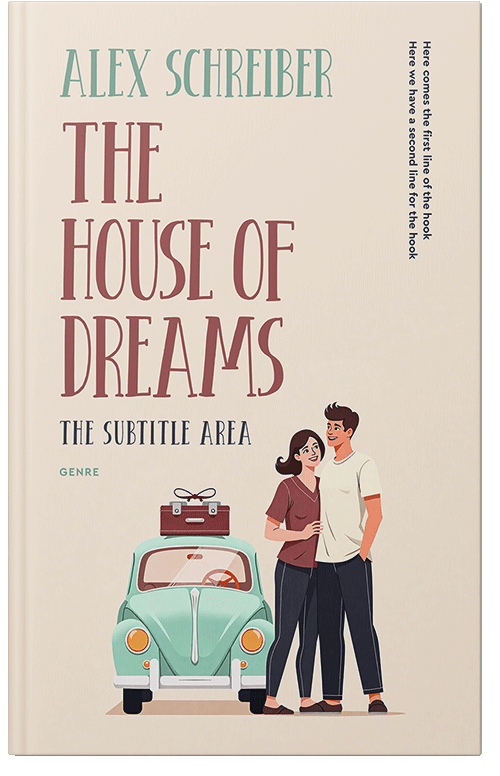 Front view of Premade Romance Book Cover - Aths Special