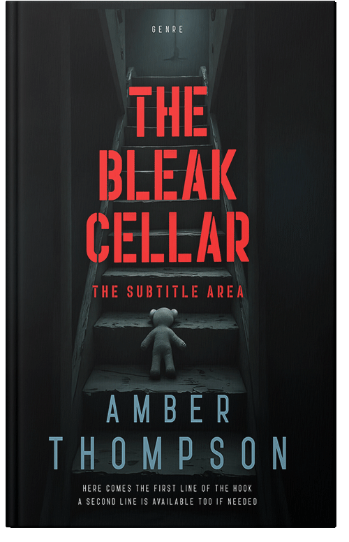 Front view of Premade Mystery & Thriller & Suspense Book Cover - Woodsmoke