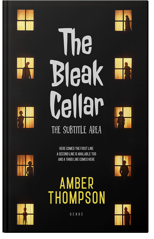 Front view of Premade Mystery & Thriller & Suspense Book Cover - Calico