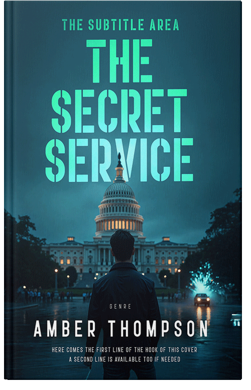 Front view of Premade Mystery & Thriller & Suspense Book Cover - Elephant