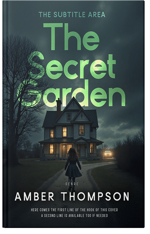 Front view of Premade Mystery & Thriller & Suspense Book Cover - Mirage