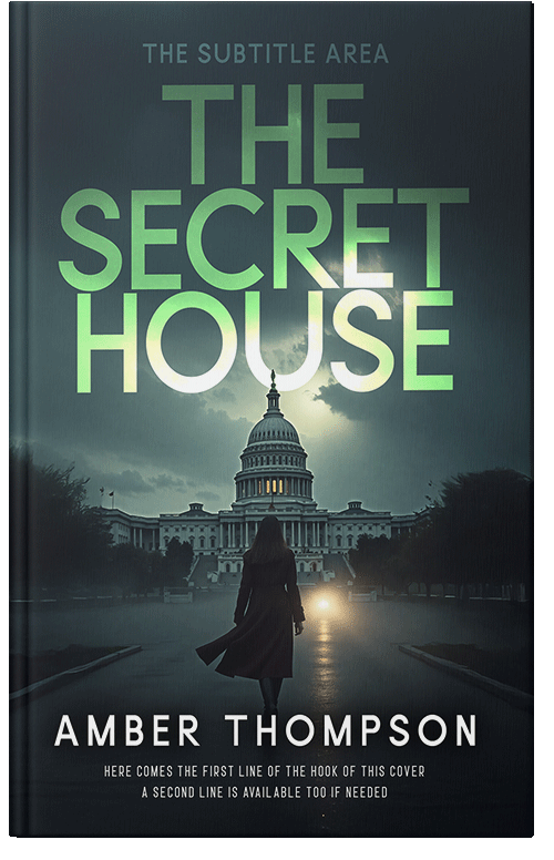 Front view of Premade Mystery & Thriller & Suspense Book Cover - Mirage