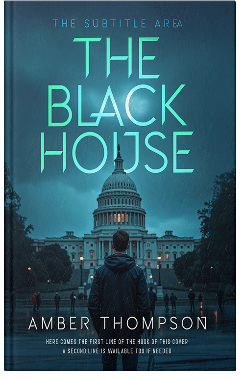 Front view of Premade Mystery & Thriller & Suspense Book Cover - Blumine