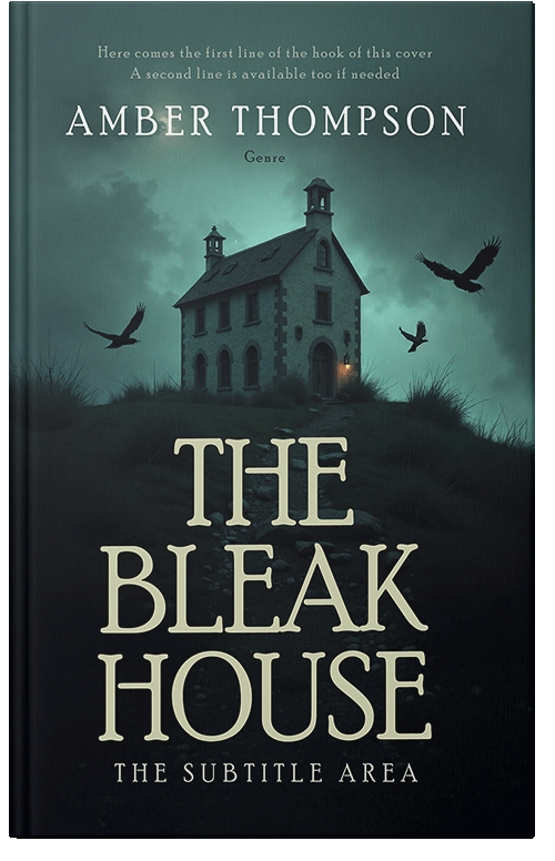 Front view of Premade Mystery & Thriller & Suspense Book Cover - Timber Green