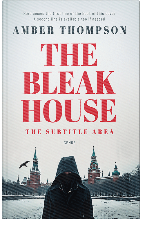 Front view of Premade Mystery & Thriller & Suspense Book Cover - Ebony Clay