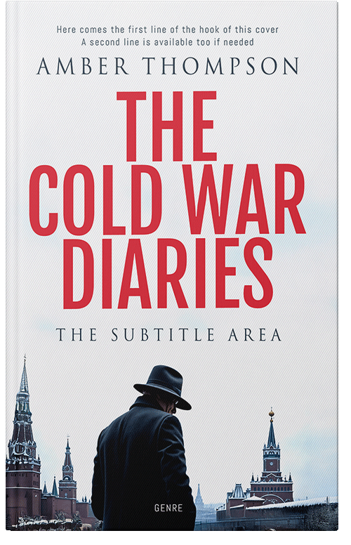 Front view of Premade Mystery & Thriller & Suspense Book Cover - Porcelain