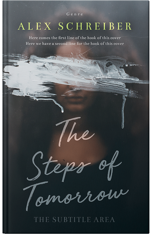 Front view of Premade Mystery & Thriller & Suspense Book Cover - Outer Space