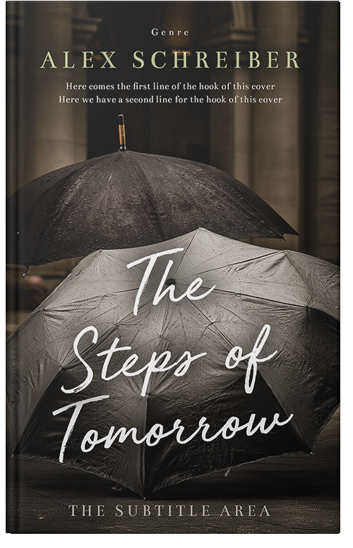 Front view of Premade Literary Fiction Book Cover - Zeus