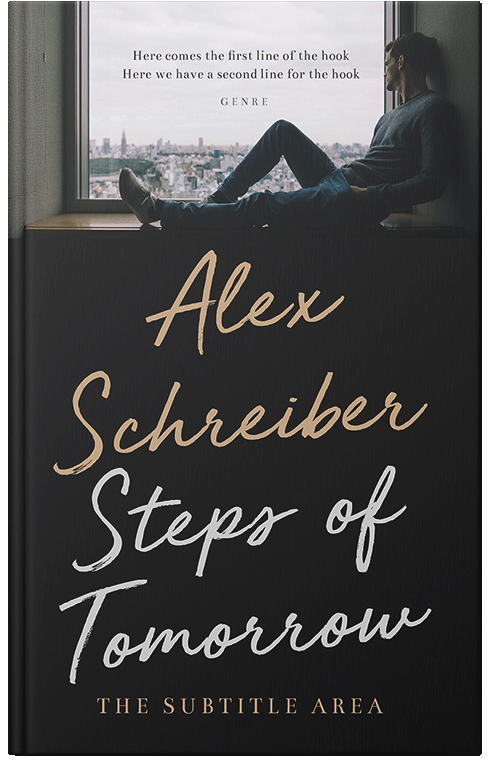 Front view of Premade Literary Fiction Book Cover - Swiss Coffee