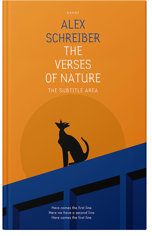 Front view of Premade Literary Fiction Book Cover - Green Vogue