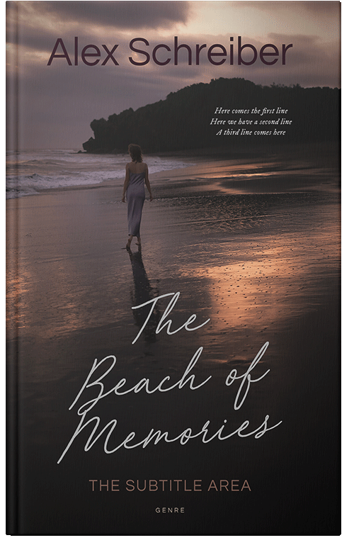 Front view of Premade Romance Book Cover - Dune