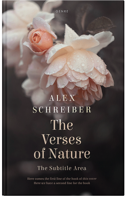 Front view of Premade Romance Book Cover - Coral Reef