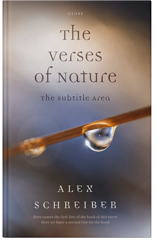 Front view of Premade Science & Nature Book Cover - Scorpion