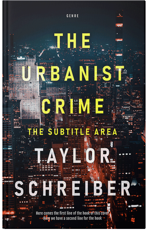 Front view of Premade Mystery & Thriller & Suspense Book Cover - Straw