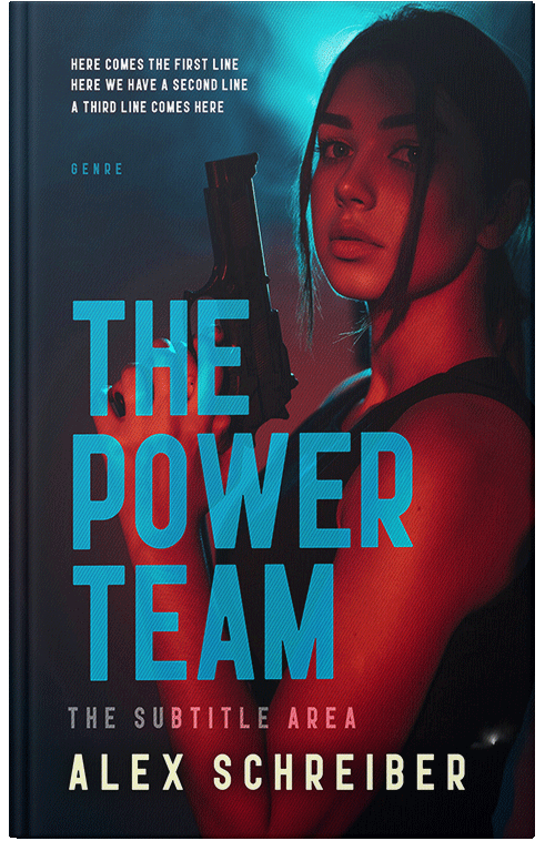 Front view of Premade Mystery & Thriller & Suspense Book Cover - Well Read