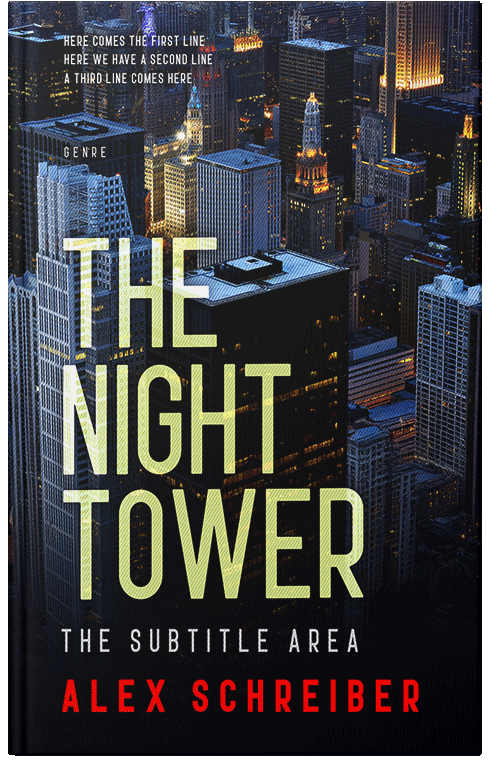 Front view of Premade Paranormal & Urban Book Cover - Straw