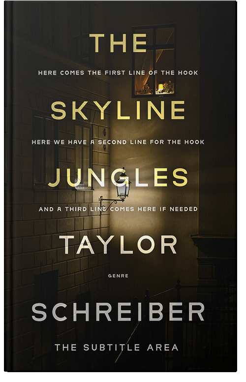 Front view of Premade Mystery & Thriller & Suspense Book Cover - Crowshead