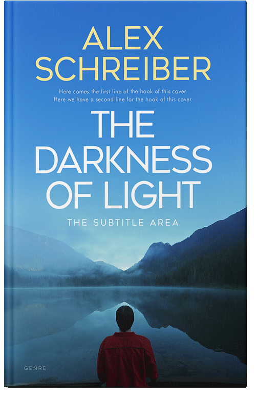 Front view of Premade Self-Improvement & Self-Help Book Cover - Boston Blue