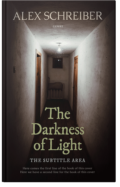 Front view of Premade Mystery & Thriller & Suspense Book Cover - Oil