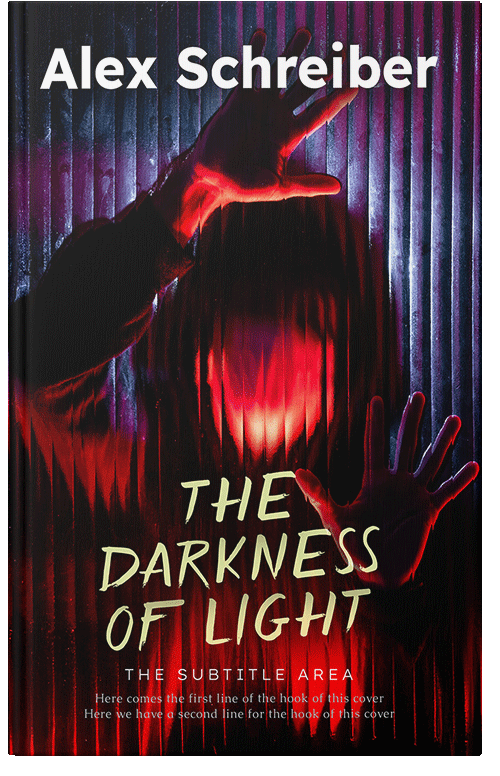 Front view of Premade Mystery & Thriller & Suspense Book Cover - Chestnut Rose