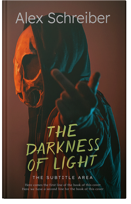 Front view of Premade Horror Book Cover - Rangoon Green