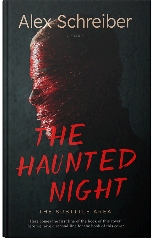 Front view of Premade Mystery & Thriller & Suspense Book Cover - Woodsmoke