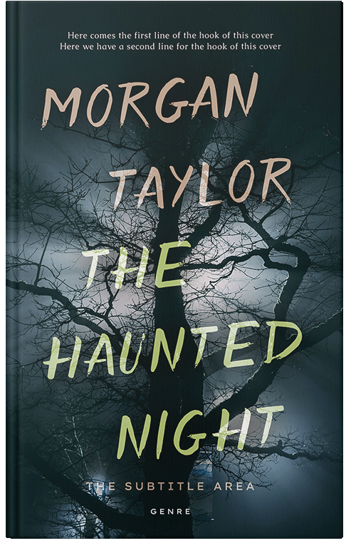 Front view of Premade Mystery & Thriller & Suspense Book Cover - Timber Green