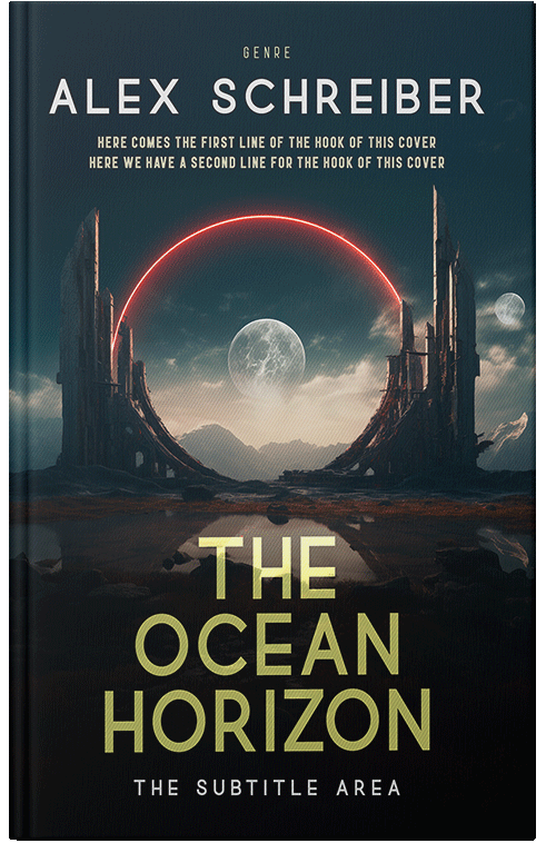 Front view of Premade Science Fiction Book Cover - Indian Khaki