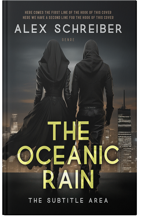 Front view of Premade Mystery & Thriller & Suspense Book Cover - Heavy Metal