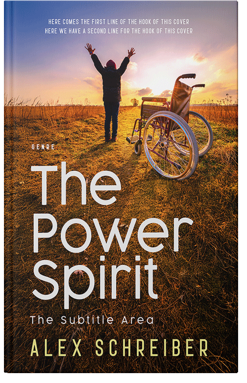 Front view of Premade Health & Mind & Body Book Cover - Calico