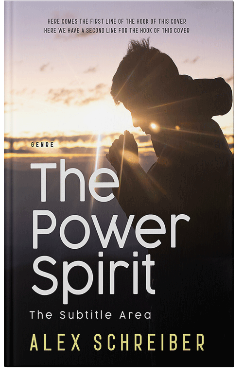 Front view of Premade Religion & Spirituality Book Cover - Zeus