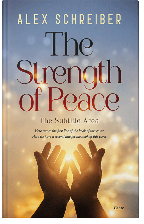Front view of Premade Religion & Spirituality Book Cover - Bison Hide