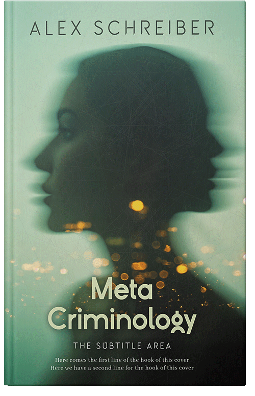 Front view of Premade Mystery & Thriller & Suspense Book Cover - Pale Leaf