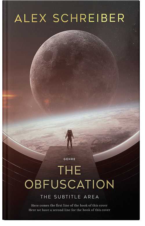 Front view of Premade Science Fiction Book Cover - Jon