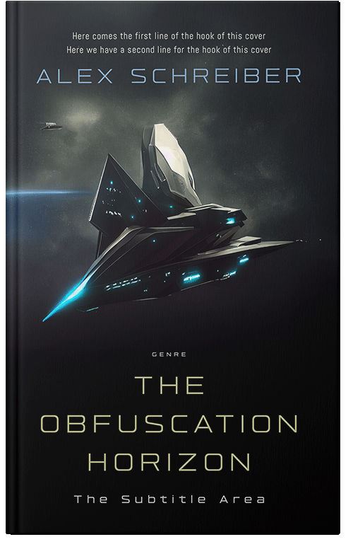 Front view of Premade Science Fiction Book Cover - Woodsmoke