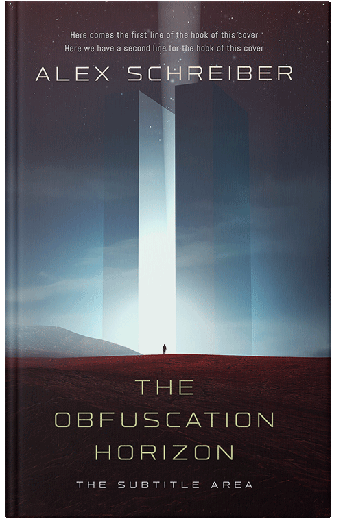 Front view of Premade Surreal Book Cover - Baltic Sea