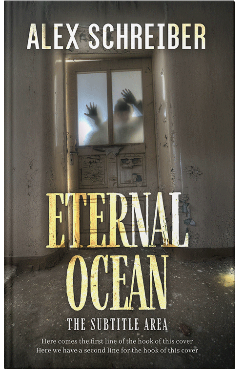 Front view of Premade Horror Book Cover - Armadillo