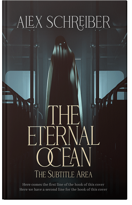 Front view of Premade Mystery & Thriller & Suspense Book Cover - Cocoa Brown