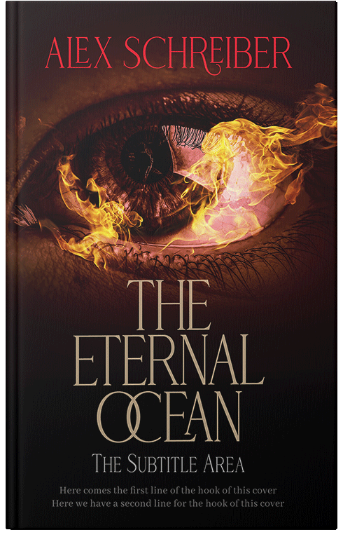 Front view of Premade Horror Book Cover - Asphalt