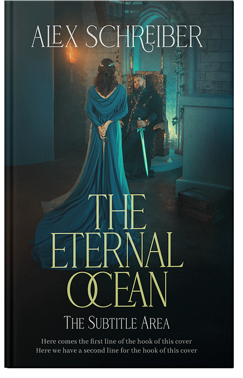 Front view of Premade Fantasy Book Cover - Aztec