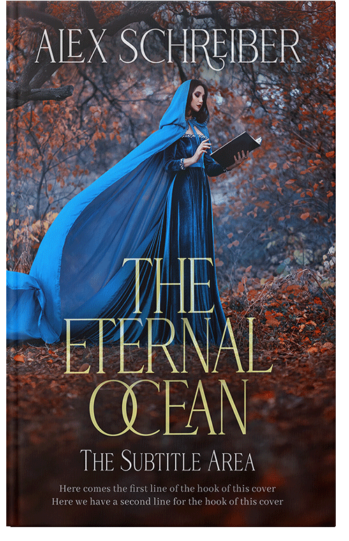 Front view of Premade Fantasy Book Cover - Baltic Sea