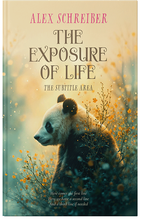 Front view of Premade Nature Book Cover - Timber Green