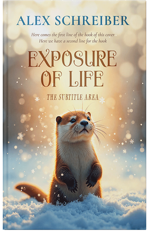 Front view of Premade Nature Book Cover - Tana