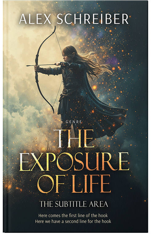 Front view of Pavlova #33633 - Premade Fantasy Book Cover